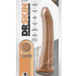Dr. Skin Dr. Noah Silicone Dildo with Suction Cup - Caramel/Mocha - 8in
