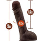 Dr. Skin Silicone Dr. Mason Dildo with Balls and Suction Cup
