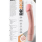 Dr. Skin Silicone Dr. Steve Vibrating Dildo - Vanilla - 7in