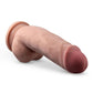 Dr. Skin Plus Girthy Posable Dildo with Balls and Suction Cup
