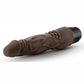 Dr. Skin Cock Vibe 4 Vibrating Dildo - Chocolate - 8in