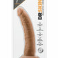 Dr. Skin Dildo with Suction Cup - Caramel - 7in