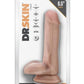 Dr. Skin Dr. Jeffrey Dildo with Balls and Suction Cup - Vanilla - 6.5in