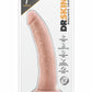 Dr. Skin Realistic Cock with Suction Cup Dildo - Flesh/Vanilla - 7in