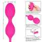 Dual Motor Kegel System Rechargeable Vibrating Silicone Kegel Balls with Remote Control