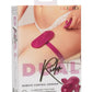 Dual Rider Remote Control Grinder Rechargeable Silicone Vibrator - Red