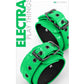 Electra Play Things Pu Leather Ankle Cuffs - Green