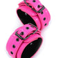 Electra Play Things Pu Leather Ankle Cuffs - Pink