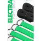 Electra Play Things Pu Leather Bed Restraint Straps - Green