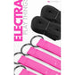 Electra Play Things Pu Leather Bed Restraint Straps - Pink