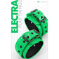 Electra Play Things Pu Leather Wrist Cuffs - Green