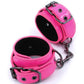 Electra Play Things Pu Leather Wrist Cuffs - Pink
