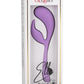 Elle Liquid Silicone Dual Flicker Rechargeable Vibrator - Purple