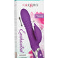 Enchanted Kisser Rechargeable Silicone Thrusting Rabbit Vibrator - Purple