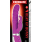 Energize Heat Up Bunny 1 Rechargeable Silicone Warming Vibrator - Purple