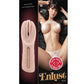 Enlust Ayumi Dual End Vibrating Stroker - Pussy - Vanilla