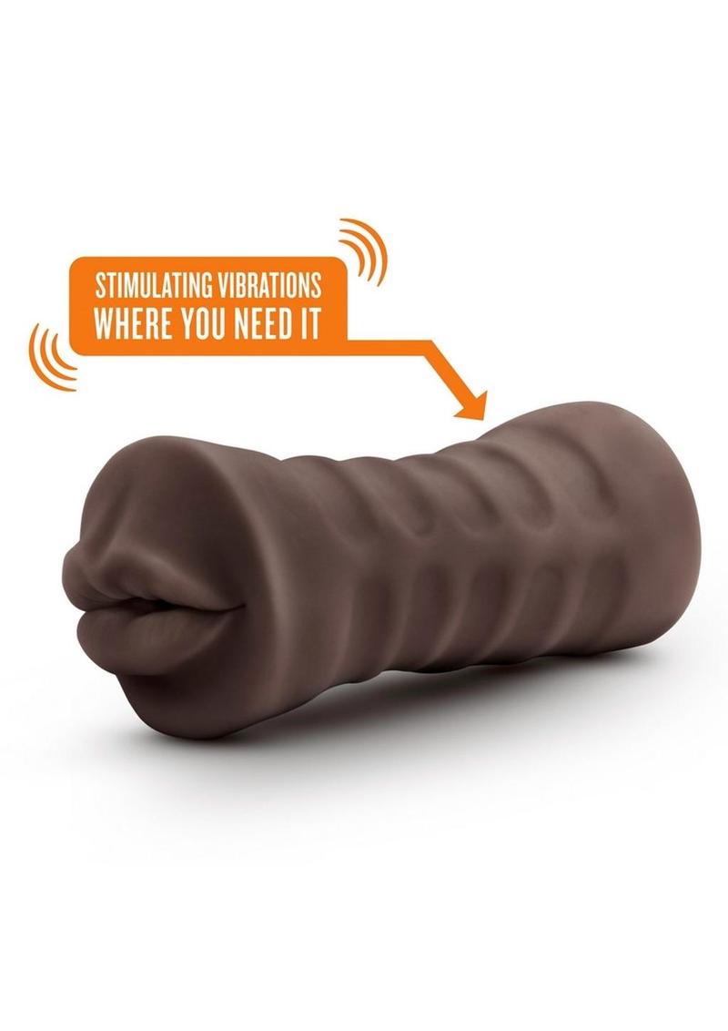 Enlust Kristal Dual End Vibrating Stroker - Mouth