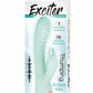 Exciter Thumping G-Spot Rechargeable Rabbit Vibrator - Aqua/White