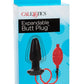 Expandable Butt Plug - Black/Red