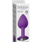 Fantasy For Her Her Little Gem Medium Plug Anal Play Silicone Waterproof - Purple - Medium