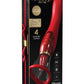 Fantasy For Her Her Ultimate Pleasure 24k Gold Luxury Edition Silicone Vibrating Multi Speed USB Rechargeable Clit Stimulator Waterproof - Red