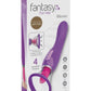 Fantasy For Her Her Ultimate Pleasure Silicone Vibrating Multi Speed USB Rechargeable Clit Stimulator Waterproof - Purple
