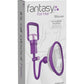 Fantasy For Her Manual Pussy Pump - Clear/Purple