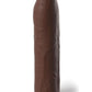 Fantasy X-Tensions Elite Silicone Uncut Extension Sleeve - Chocolate - 7in