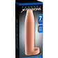 Fantasy X-Tensions Real Feel Enhancer XL Girth Enhancement Sleeve - Vanilla - XLarge - 7in