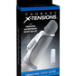 Fantasy X-Tensions Vibrating Cock Sling Sleeve Waterproof - Clear - 5.5in