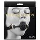 Fetish and Fashion Fran Silicone Ball Gag - Black