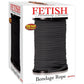 Fetish Fantasy Series Bondage Rope - Black - 200 Feet