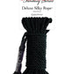 Fetish Fantasy Series Deluxe Silky Rope - Black - 32ft