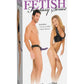 Fetish Fantasy Series For Him Or Her Hollow Strap-On Dildo and Adjustable Harness - Purple - 6in