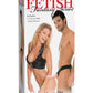 Fetish Fantasy Series For Him Or Her Hollow Strap-On Dildo and Adjustable Harness - Flesh/Vanilla - 6in