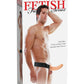 Fetish Fantasy Series Hollow Strap-On Dildo and Adjustable Harness - Vanilla - 8in