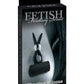 Fetish Fantasy Series Limited Edition Vibrating Silicone Nipple Lassos - Black