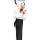 Fetish Fantasy Spread 'Em Bar and Cuffs - Black/Silver - Set