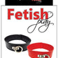 Fetish Play Collar Vegan Leather - Black