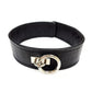 Fetish Play Collar Vegan Leather - Black