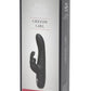Fifty Shades Of Grey Greedy Girl Rechargeable Slimline Rabbit Vibrator - Black