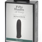 Fifty Shades Of Grey Sensation Rechargeable Silicone Bullet Vibrator - Black