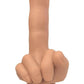 Finger Fest Flip Off Silicone Dildo - Vanilla