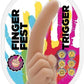 Finger Fest Trigger Silicone Dildo - Vanilla