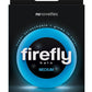 Firefly Halo Medium Silicone Cock Ring - Blue/Glow In The Dark - Medium