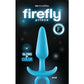 Firefly Prince Silicone Butt Plug - Blue/Glow In The Dark - Small