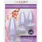 First Time Crystal Booty Kit Silicone Probes - Purple - 3 Piece