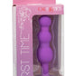 First Time Triple Beaded Silicone Rechargeable Probe - Purple