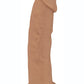 Fleshstixxx Dual Density Silicone Bendable Dong - Caramel - 6in