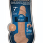 Fleshstixxx Dual Density Silicone Bendable Dong with Balls - Caramel - 7in